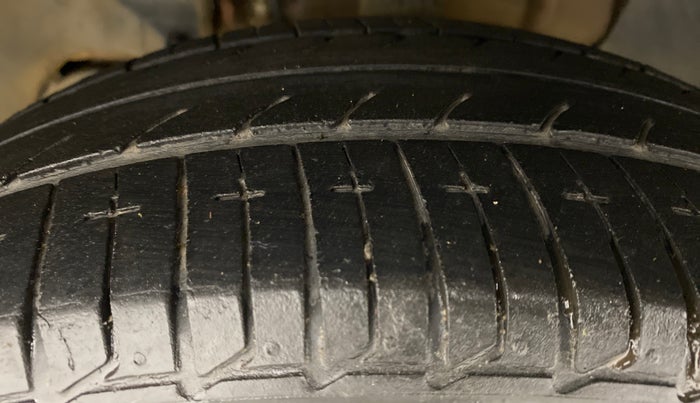 2017 Tata TIGOR Revotron XZA 1.2, Petrol, Automatic, 27,675 km, Left Front Tyre Tread