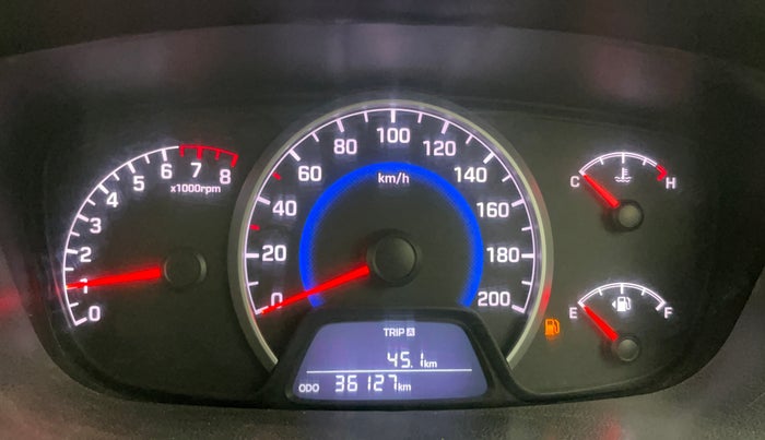 2018 Hyundai Grand i10 SPORTZ 1.2 KAPPA VTVT, Petrol, Manual, 36,069 km, Odometer Image