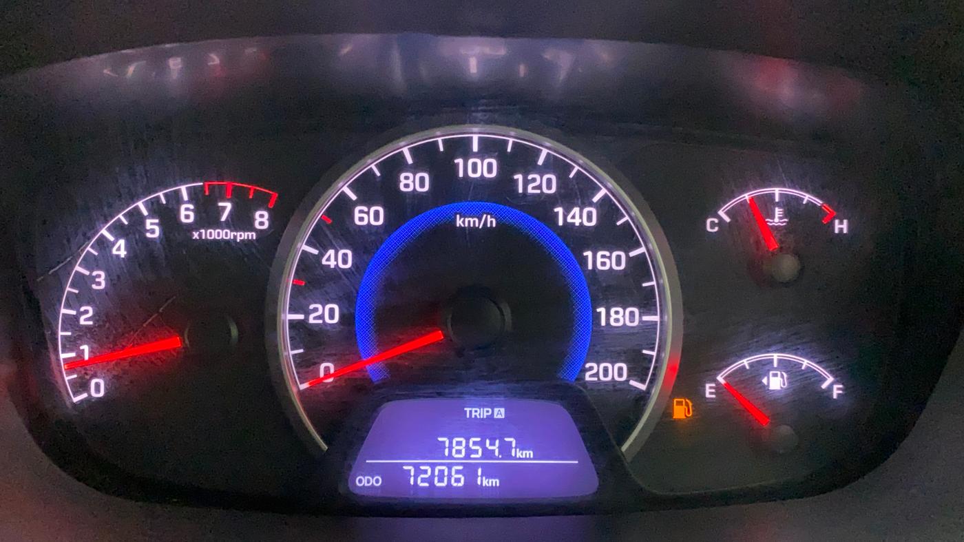 2016 Hyundai Grand i10 ASTA 1.2 KAPPA VTVT, Petrol, Manual, 72,107 km, Odometer Image