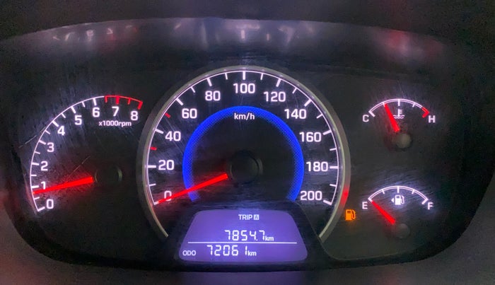 2016 Hyundai Grand i10 ASTA 1.2 KAPPA VTVT, Petrol, Manual, 72,107 km, Odometer Image