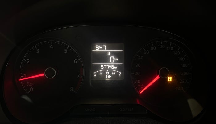 2015 Volkswagen Vento HIGHLINE 1.6 MPI, Petrol, Manual, 57,746 km, Odometer Image