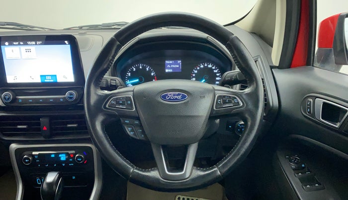 2018 Ford Ecosport TITANIUM + 1.5L PETROL AT, Petrol, Automatic, 87,339 km, Steering Wheel Close Up