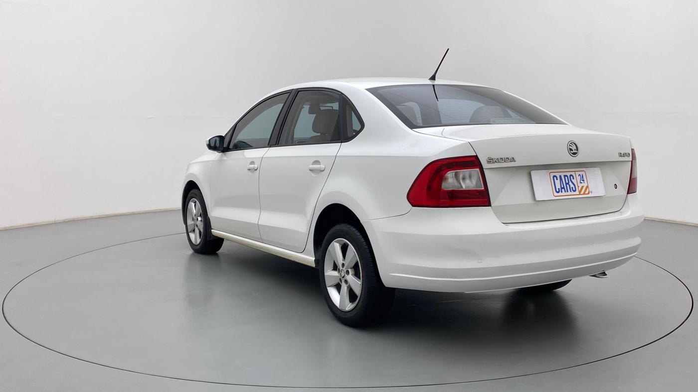 2015 Skoda Rapid 1.5 TDI AT STYLE PLUS, Diesel, Automatic, 35,457 km, Left Back Diagonal