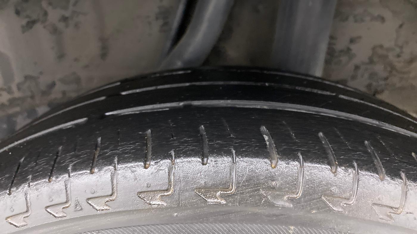 2019 Honda Amaze 1.2L I-VTEC S, Petrol, Manual, 55,957 km, Left Rear Tyre Tread