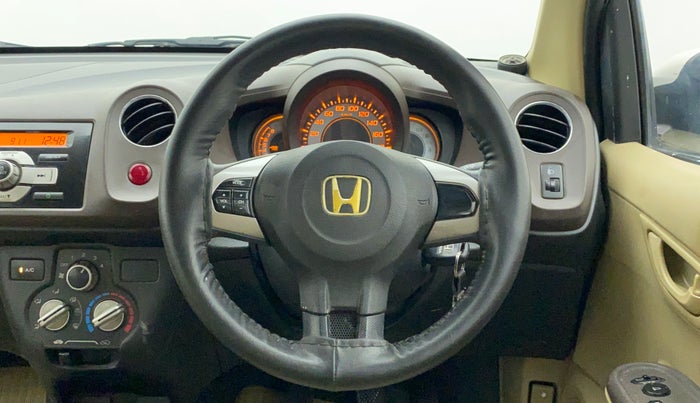 2013 Honda Brio S MT, Petrol, Manual, 59,640 km, Steering Wheel Close Up