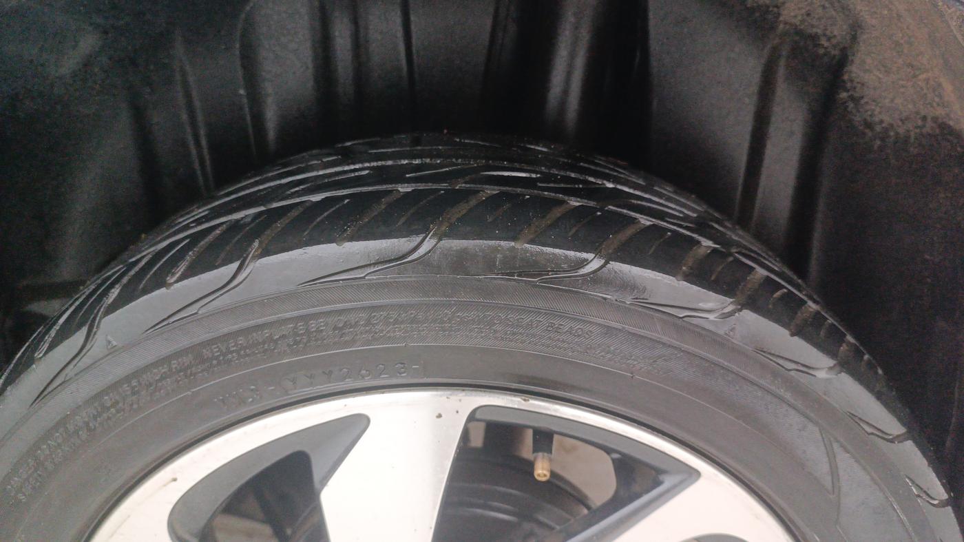 2024 Toyota Glanza G, Petrol, Manual, 34,703 km, Left Rear Tyre Tread