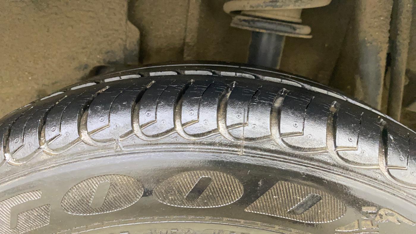 2018 Tata TIGOR XTA PETROL, Petrol, Automatic, 11,053 km, Left Rear Tyre Tread