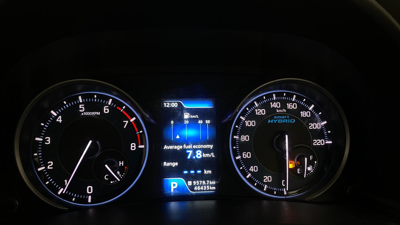 2021 Maruti Ertiga VXI AT SHVS, Petrol, Automatic, 46,410 km, Odometer Image