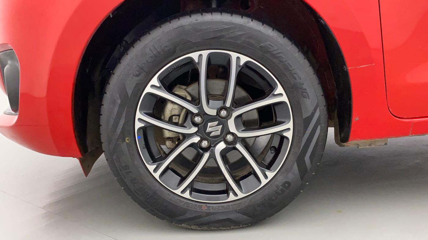 2021 Maruti Swift ZXI PLUS AMT DUAL TONE, Petrol, Automatic, 24,487 km, Left Front Wheel