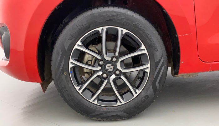 2021 Maruti Swift ZXI PLUS AMT DUAL TONE, Petrol, Automatic, 24,487 km, Left Front Wheel