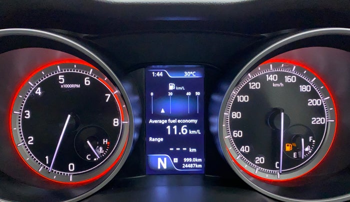 2021 Maruti Swift ZXI PLUS AMT DUAL TONE, Petrol, Automatic, 24,487 km, Odometer Image