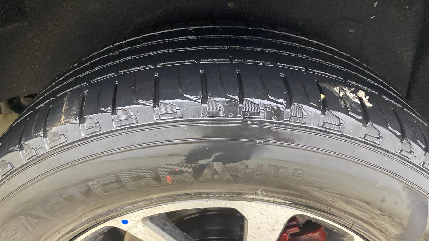 2023 Mahindra SCORPIO-N Z8 L DIESEL AT 2WD 6 STR, Diesel, Automatic, 56,558 km, Left Rear Tyre Tread