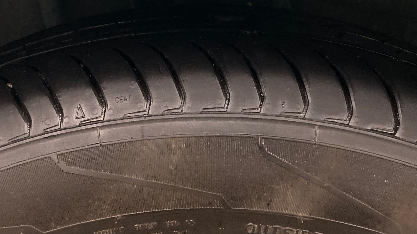 2025 Tata Tiago XZ PLUS PETROL, Petrol, Manual, 21,511 km, Right Rear Tyre Tread