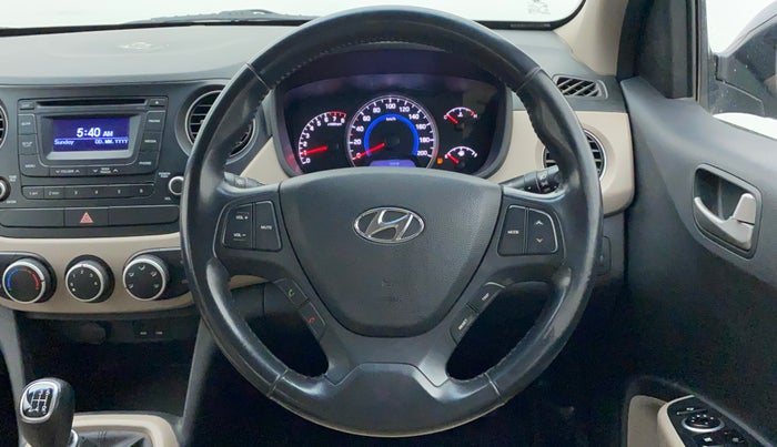 2013 Hyundai Grand i10 ASTA (O) 1.2 KAPPA VTVT, Petrol, Manual, 81,148 km, Steering Wheel Close Up