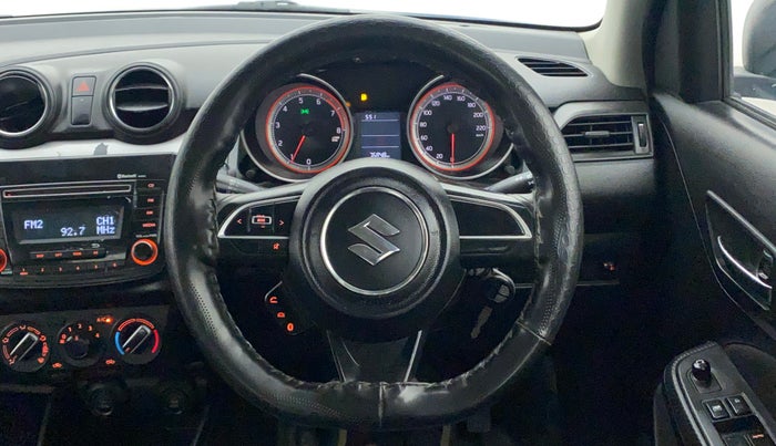 2018 Maruti Swift VXI, Petrol, Manual, 76,848 km, Steering Wheel Close Up