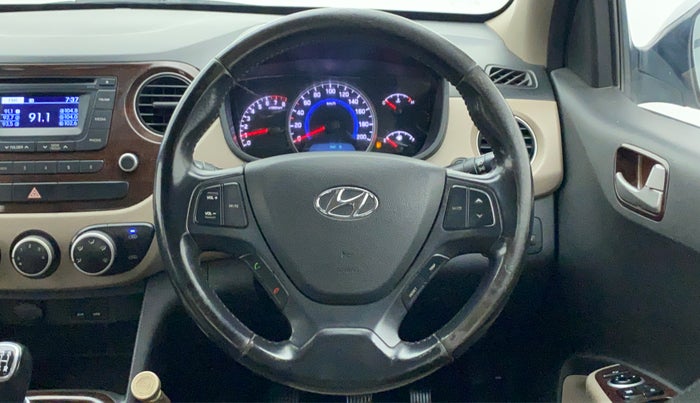 2014 Hyundai Grand i10 ASTA 1.2 (O) VTVT, Petrol, Manual, 82,326 km, Steering Wheel Close Up
