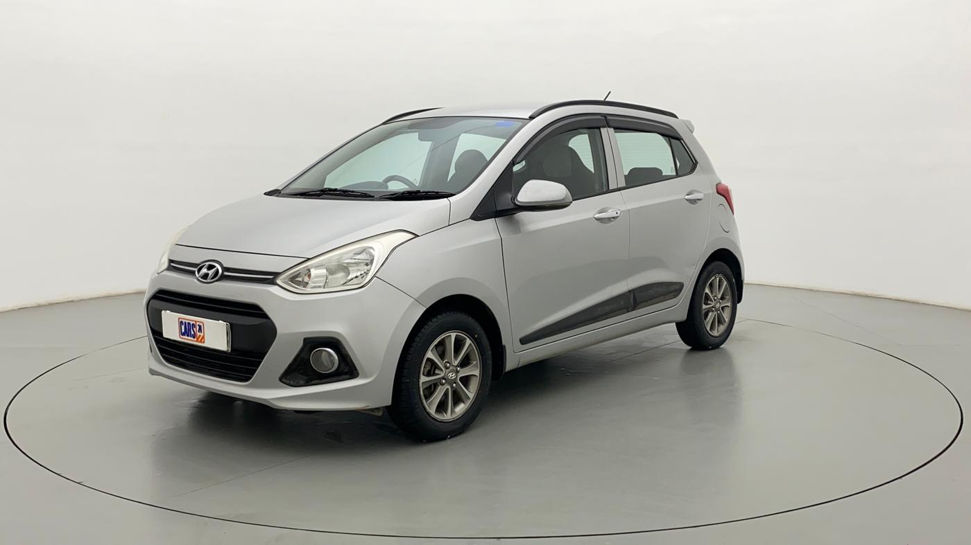 2014 Hyundai Grand i10 ASTA 1.2 (O) VTVT, Petrol, Manual, 82,326 km, Left Front Diagonal