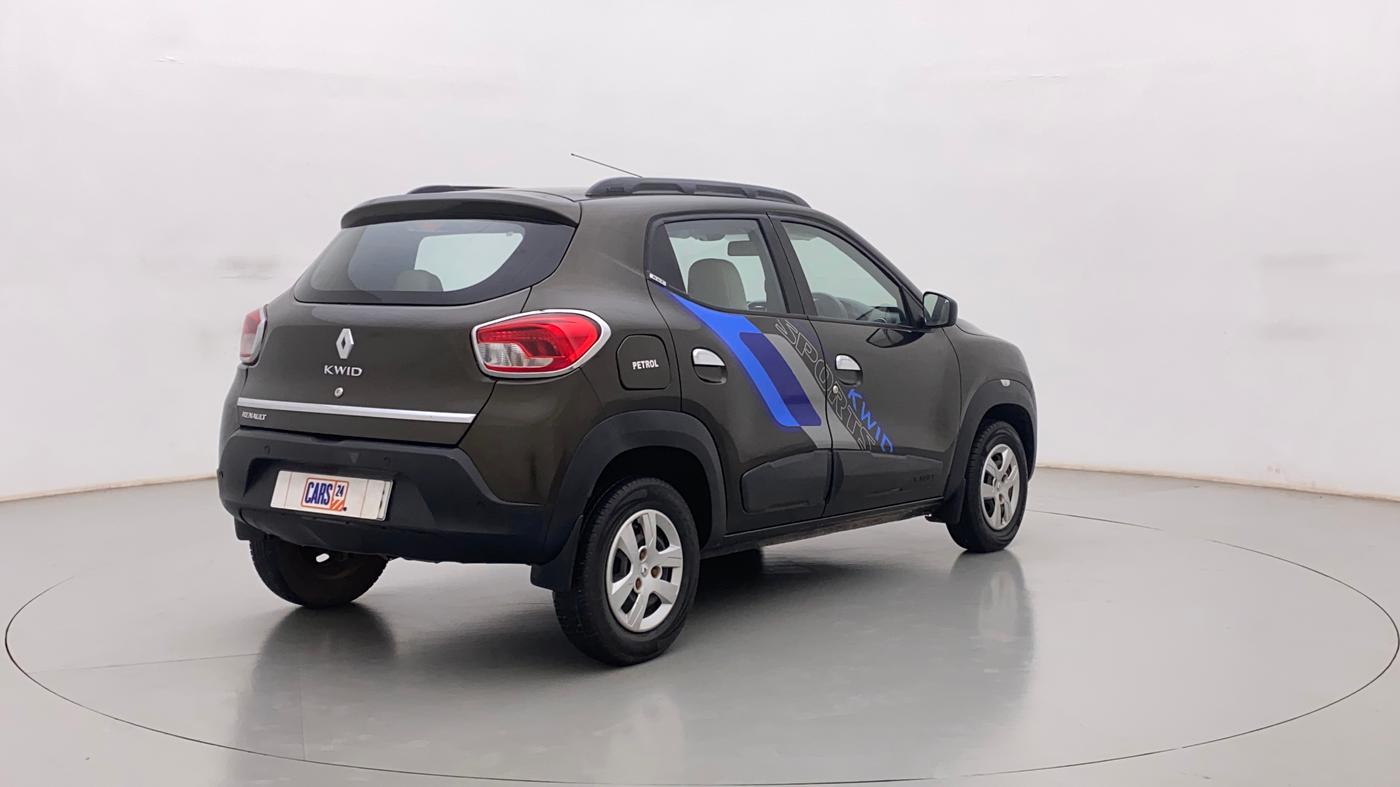 2017 Renault Kwid RXT 0.8 (O), Petrol, Manual, 49,595 km, Right Back Diagonal