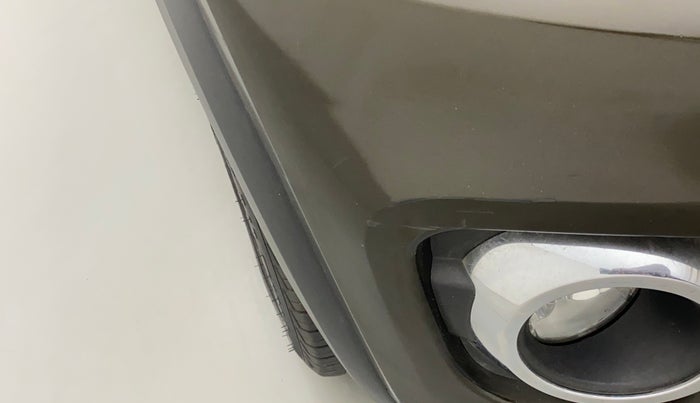 2017 Renault Kwid RXT 0.8 (O), Petrol, Manual, 49,595 km, Front bumper - Minor scratches