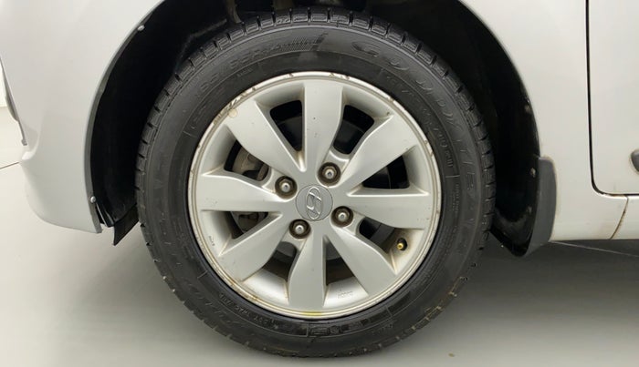2014 Hyundai Xcent SX 1.2 (O), Petrol, Manual, 29,695 km, Left Front Wheel