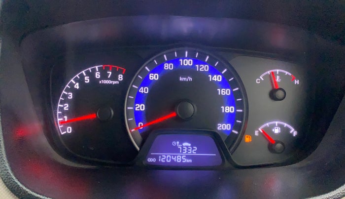 2015 Hyundai Xcent SX 1.2, Petrol, Manual, 1,20,441 km, Odometer Image