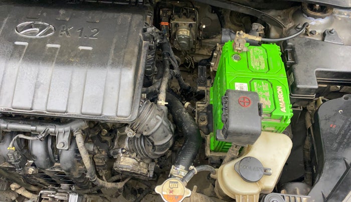 2015 Hyundai Xcent SX 1.2, Petrol, Manual, 1,20,441 km, Engine View - Left