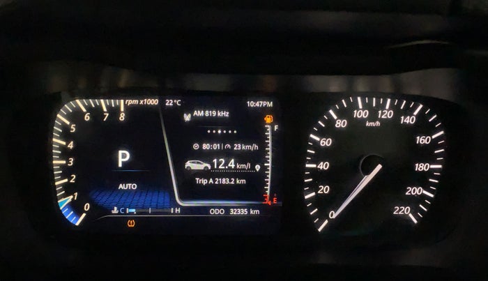 2023 Tata ALTROZ XZA, Petrol, Automatic, 32,303 km, Odometer Image