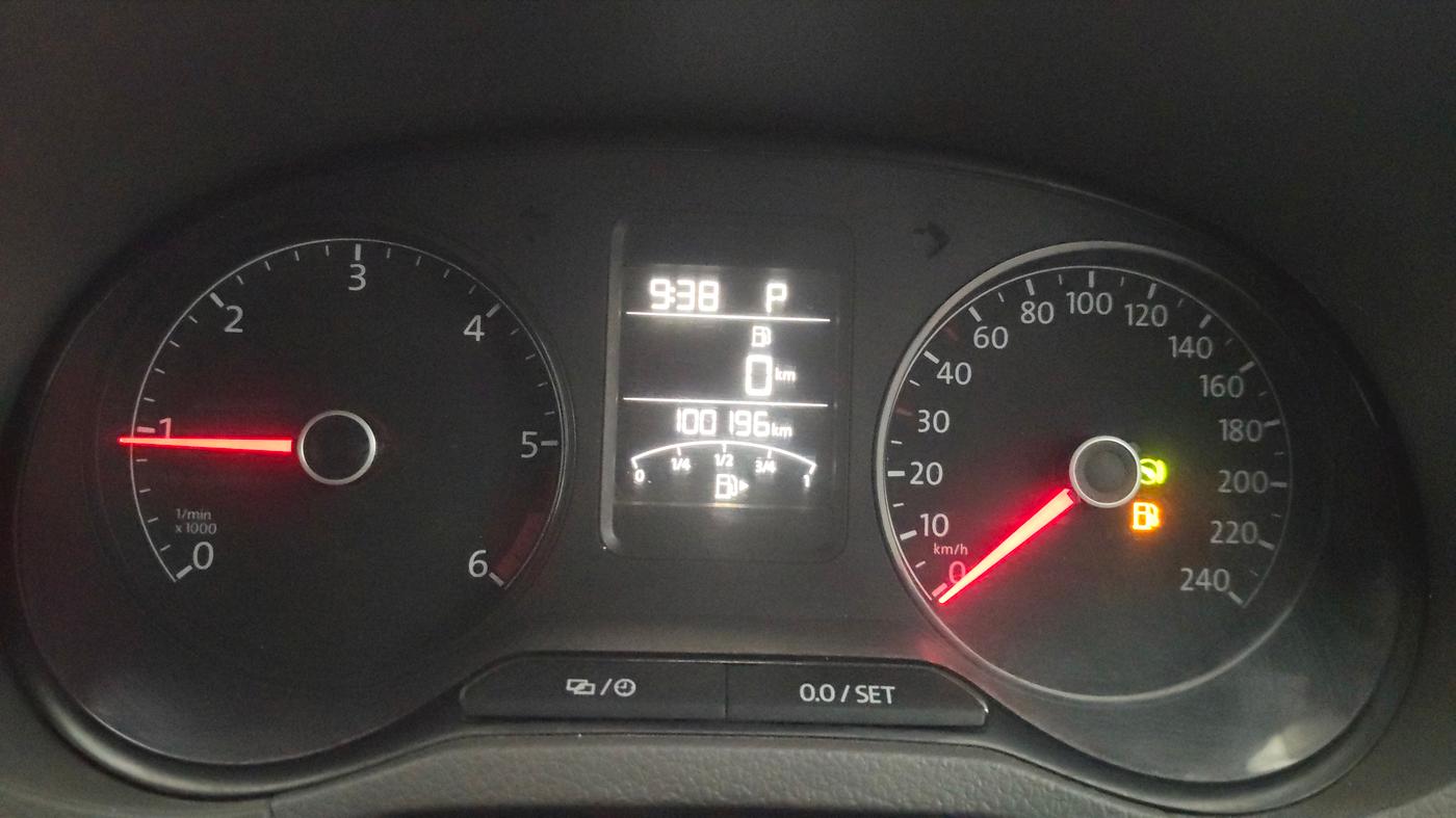2019 Volkswagen Vento HIGHLINE 1.5 AT, Diesel, Automatic, 1,00,189 km, Odometer Image