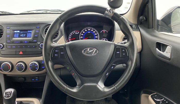 2016 Hyundai Grand i10 ASTA 1.2 (O) VTVT, Petrol, Manual, 16,742 km, Steering Wheel Close Up