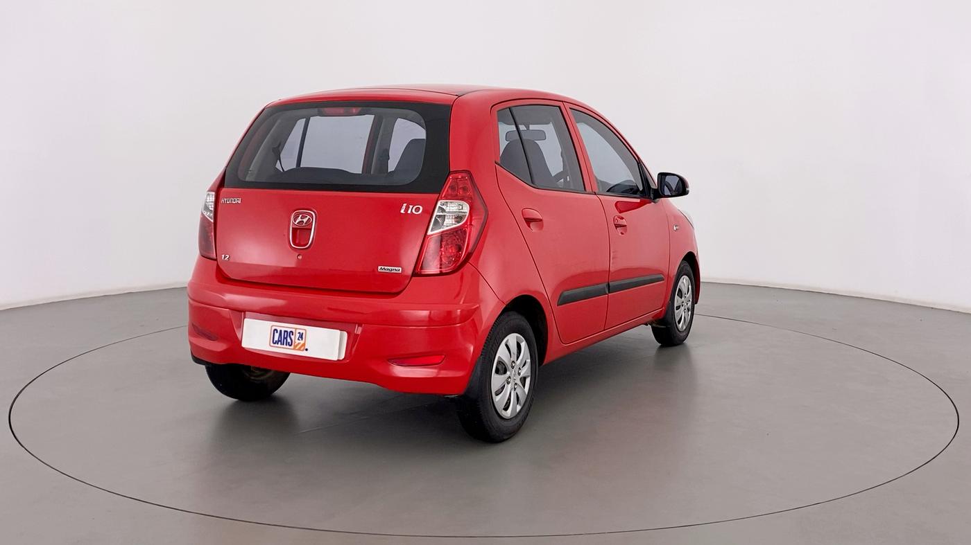 2012 Hyundai i10 MAGNA 1.2 KAPPA2, Petrol, Manual, 62,745 km, Right Back Diagonal