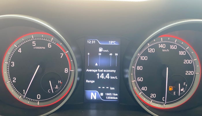 2023 Maruti Swift ZXI PLUS AMT, Petrol, Automatic, 13,554 km, Odometer Image