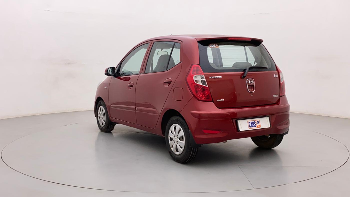 2012 Hyundai i10 SPORTZ 1.2 AT, Petrol, Automatic, 60,572 km, Left Back Diagonal