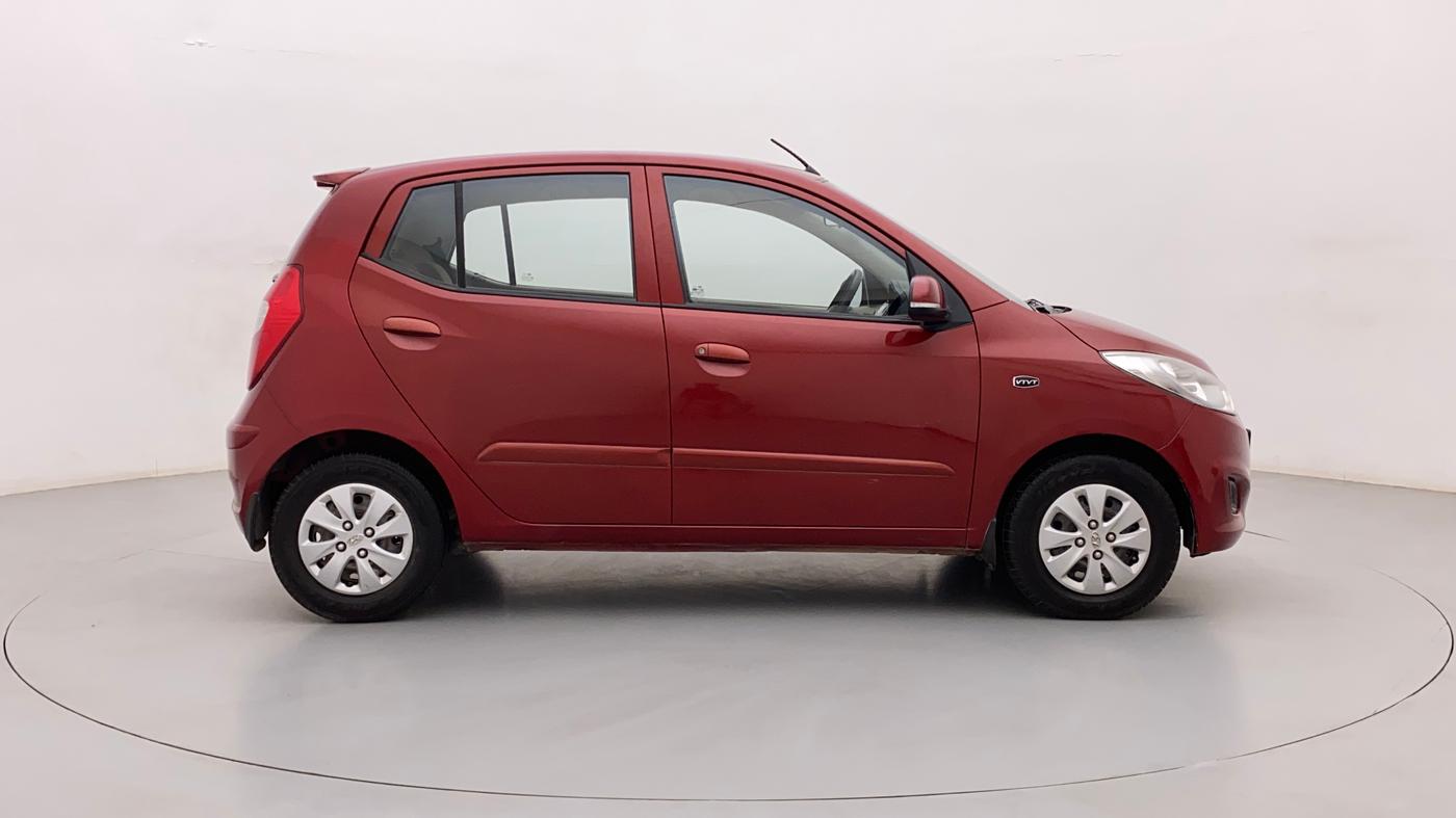 2012 Hyundai i10 SPORTZ 1.2 AT, Petrol, Automatic, 60,572 km, Right Side View
