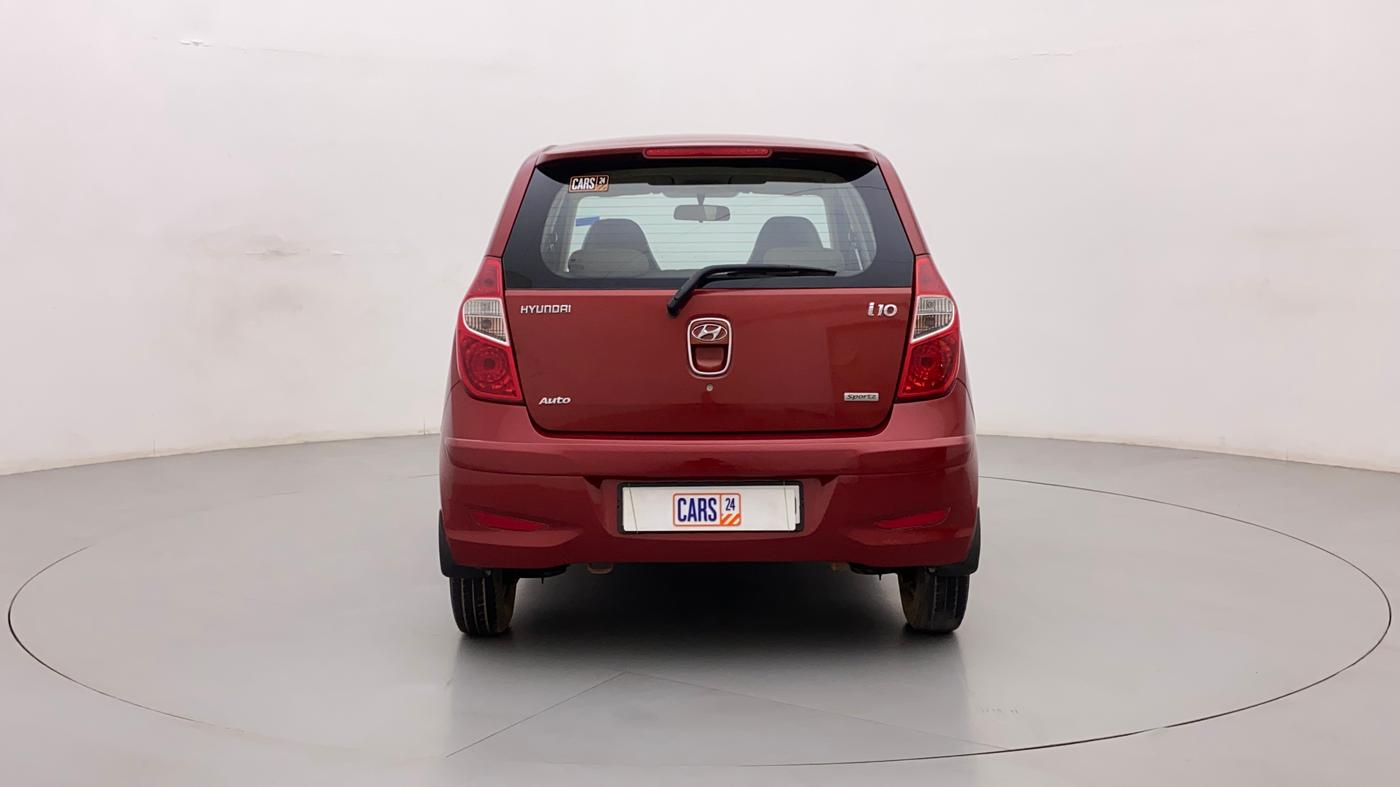2012 Hyundai i10 SPORTZ 1.2 AT, Petrol, Automatic, 60,572 km, Back/Rear