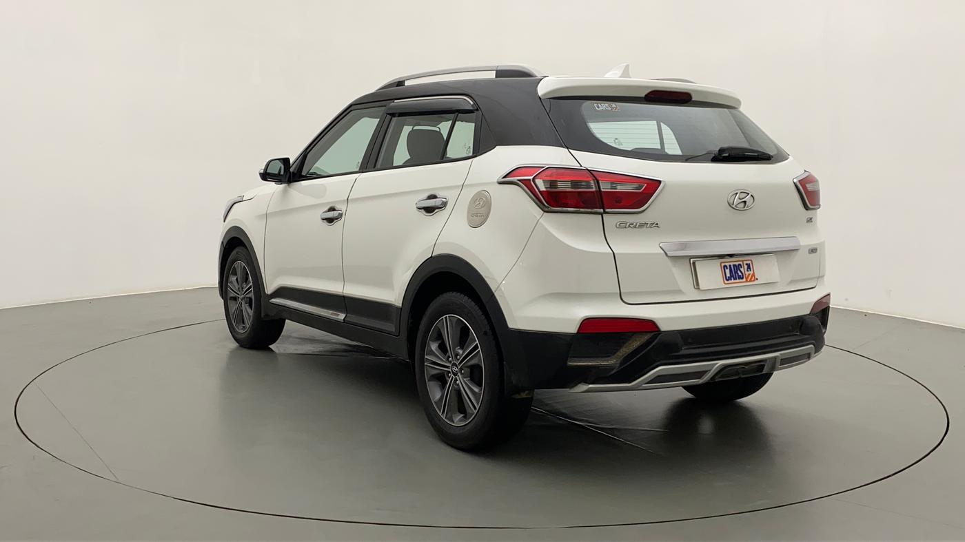 2016 Hyundai Creta SX PLUS AT 1.6 DIESEL, Diesel, Automatic, 91,828 km, Left Back Diagonal