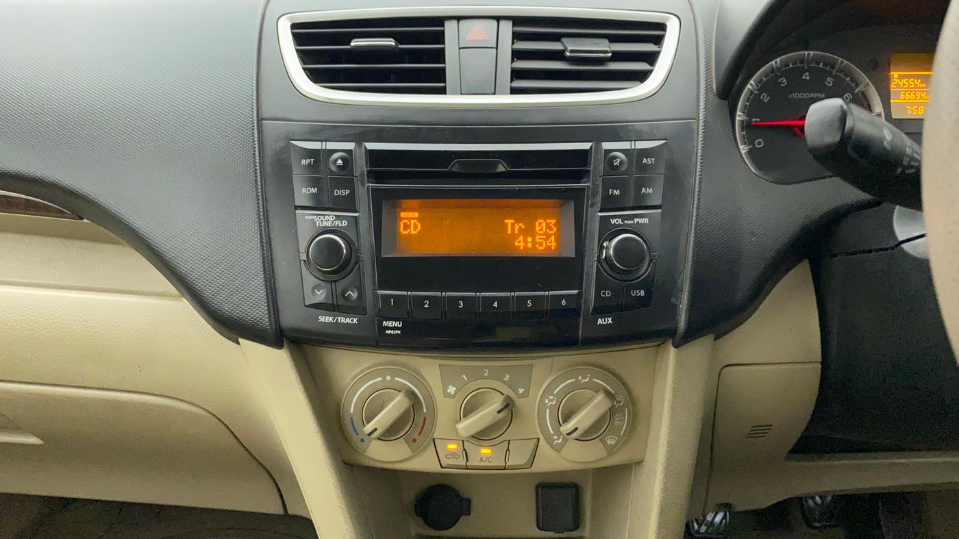 2015 Maruti Swift Dzire VXI, Petrol, Manual, 66,694 km, Air Conditioner