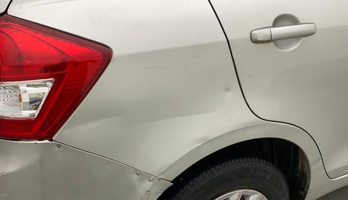 2015 Maruti Swift Dzire VXI, Petrol, Manual, 66,694 km, Right quarter panel - Slightly dented
