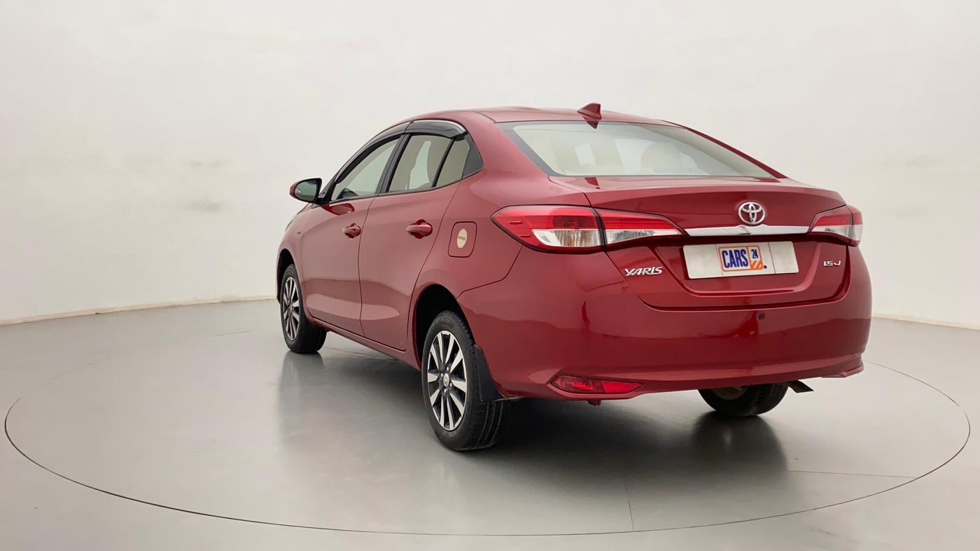 2019 Toyota YARIS J MT, Petrol, Manual, 39,908 km, Left Back Diagonal