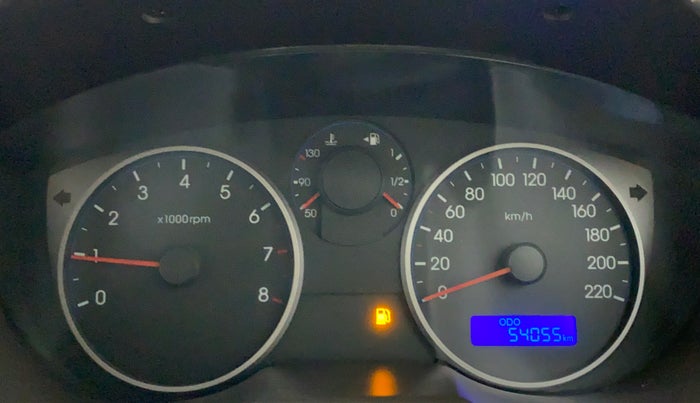 2011 Hyundai i20 MAGNA (O) 1.2, Petrol, Manual, 54,054 km, Odometer Image