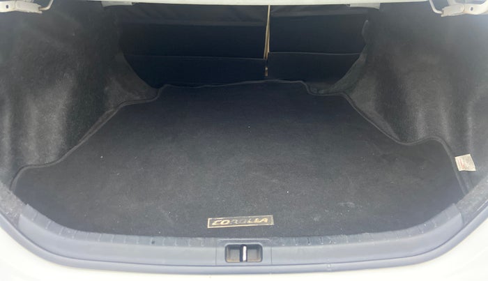 2018 Toyota Corolla Altis VL AT, Petrol, Automatic, 66,349 km, Boot Inside