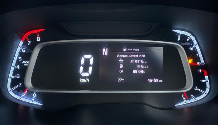 2020 KIA SONET GTX + 1.0 IMT, Petrol, Manual, 46,158 km, Odometer Image