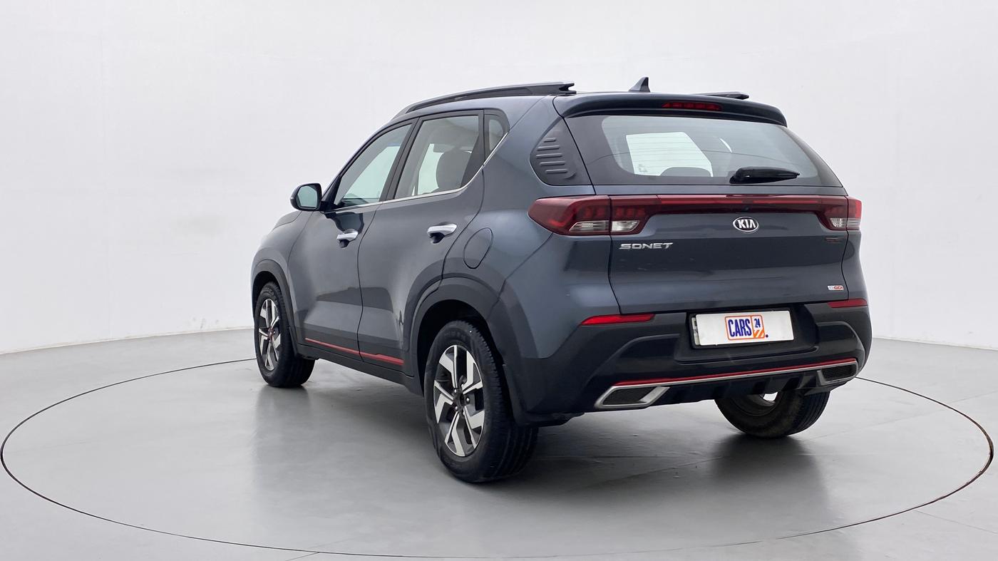 2020 KIA SONET GTX + 1.0 IMT, Petrol, Manual, 46,158 km, Left Back Diagonal