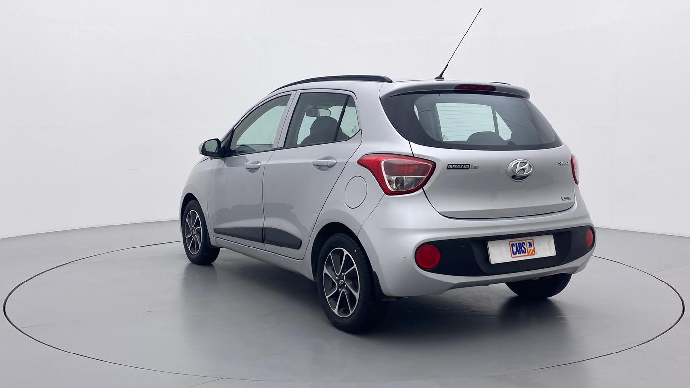 2017 Hyundai Grand i10 SPORTZ (O) 1.2 AT VTVT, CNG, Automatic, 92,144 km, Left Back Diagonal