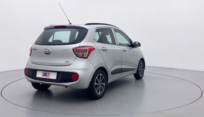 2017 Hyundai Grand i10 SPORTZ (O) 1.2 AT VTVT, CNG, Automatic, 92,144 km, Right Back Diagonal