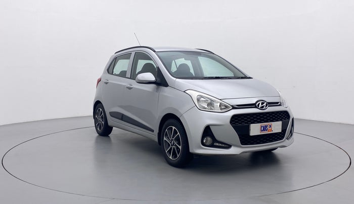 2017 Hyundai Grand i10 SPORTZ (O) 1.2 AT VTVT, CNG, Automatic, 92,144 km, Right Front Diagonal