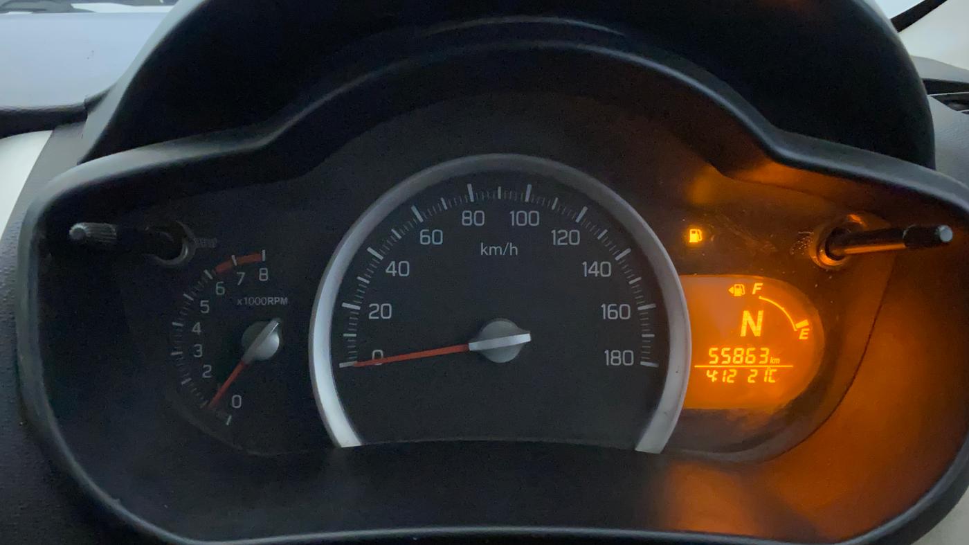 2014 Maruti Celerio VXI AMT, Petrol, Automatic, 55,855 km, Odometer Image
