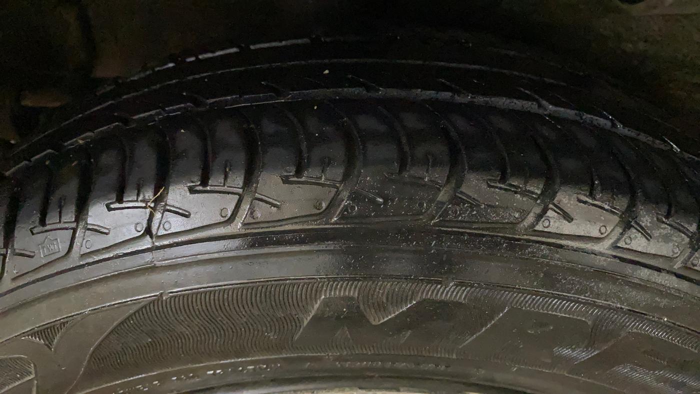 2014 Maruti Celerio VXI AMT, Petrol, Automatic, 55,855 km, Right Rear Tyre Tread
