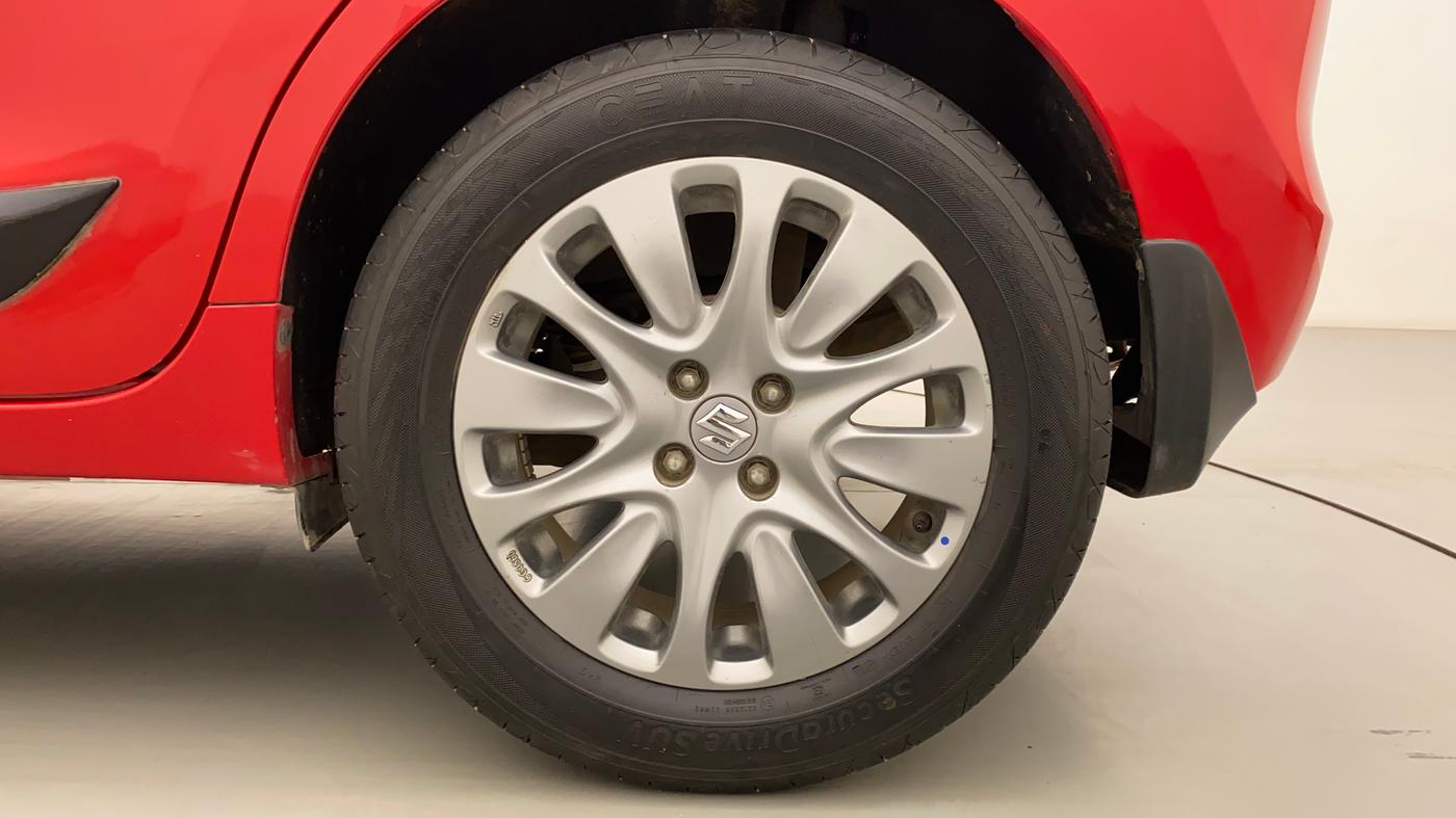 2017 Maruti Baleno ALPHA PETROL 1.2, CNG, Manual, 89,631 km, Left Rear Wheel