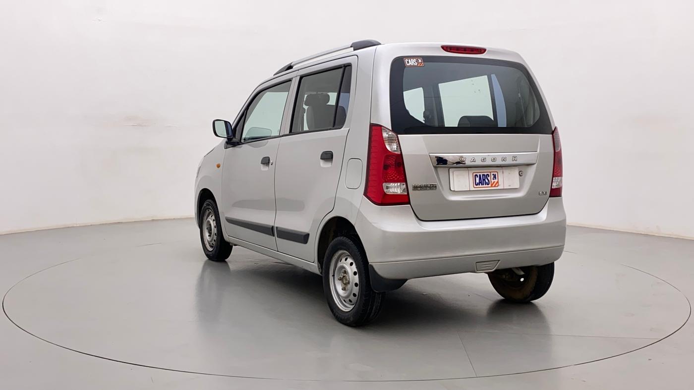 2012 Maruti Wagon R 1.0 LXI, Petrol, Manual, 89,601 km, Left Back Diagonal