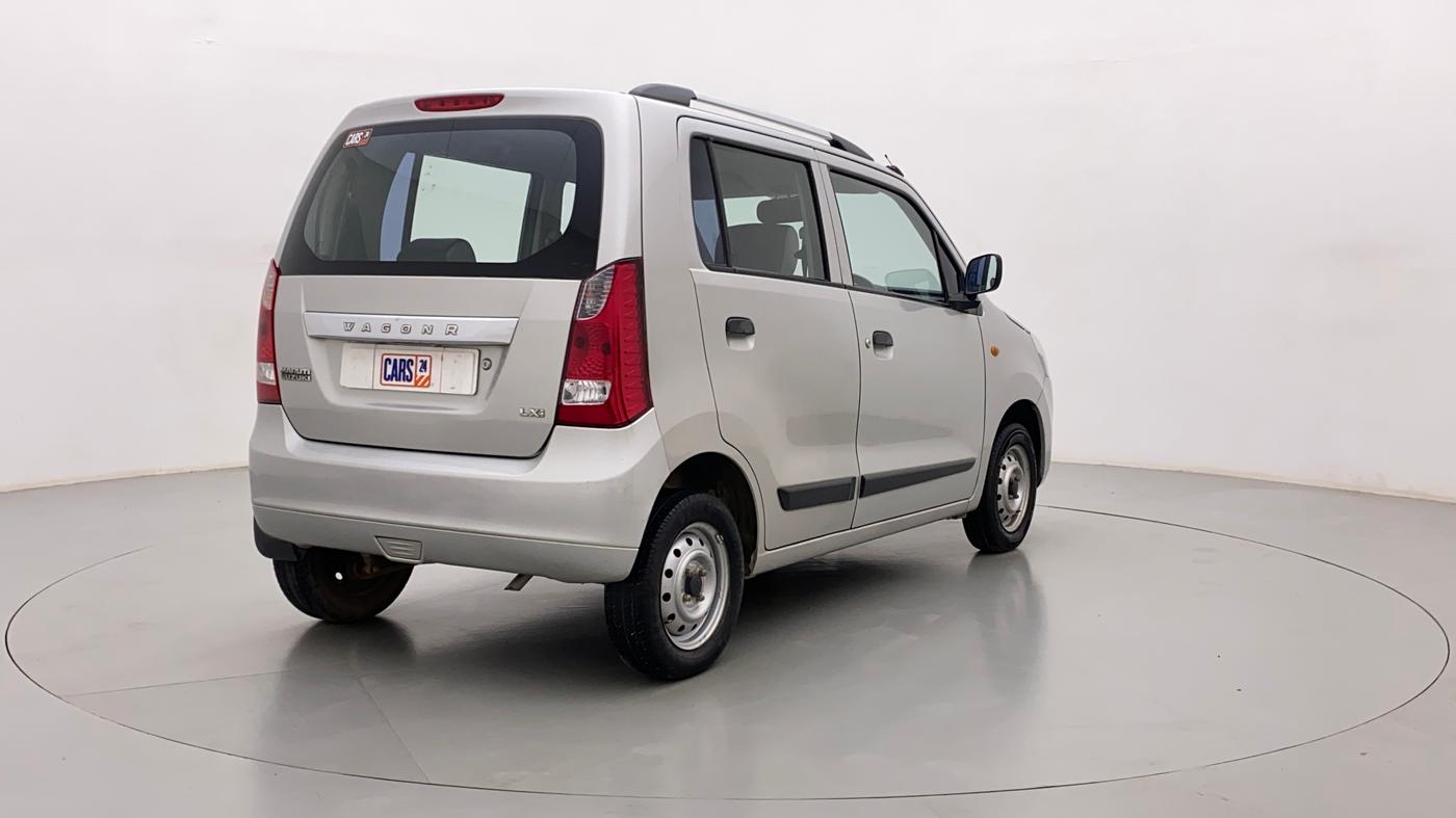 2012 Maruti Wagon R 1.0 LXI, Petrol, Manual, 89,601 km, Right Back Diagonal